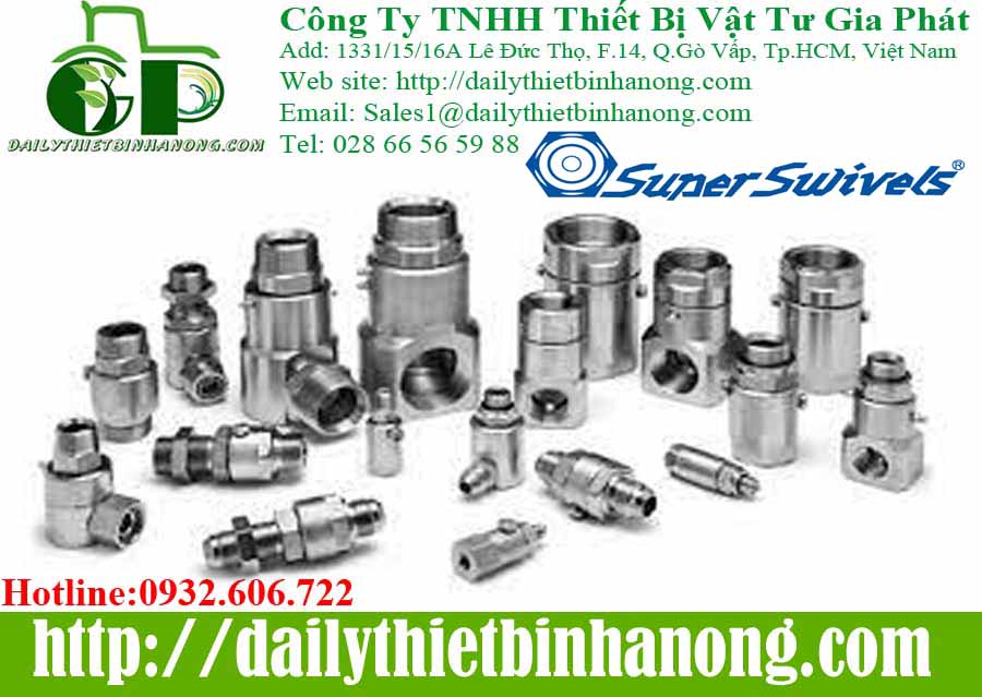 Phân phối khớp nối Super Swivels tại Việt Nam