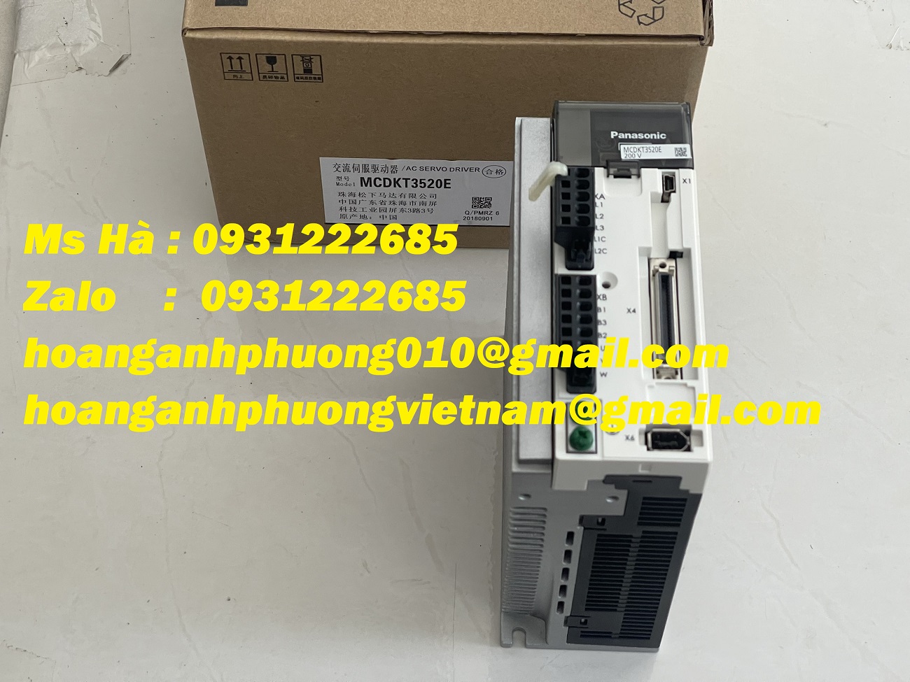 Mới 100% - Bộ điều khiển servo panasonic MCDKT3520E