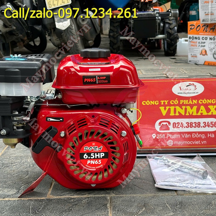 Động cơ xăng 6.5Hp Pona - PN65 giá rẻ tại HN