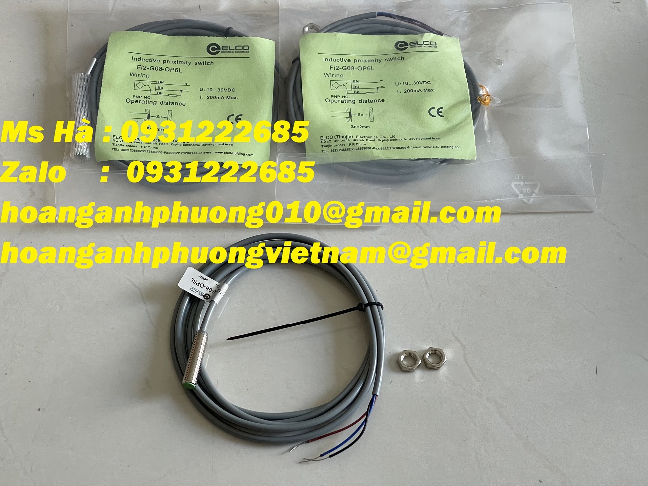Bình Dương - Phân phối hàng nhập dòng Elco Fi2-G08-OP6L