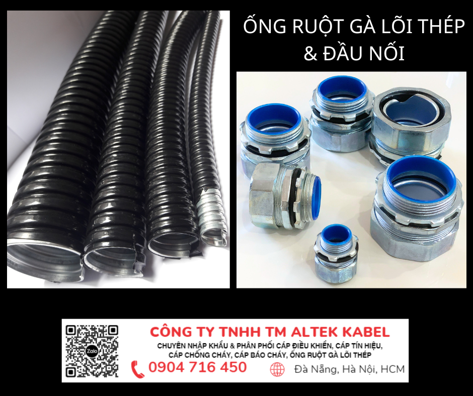 Ống ruột gà lõi thép D32( 1 1/4) Đà Nẵng, Sài Gòn, Hà Nội, Phú Yên