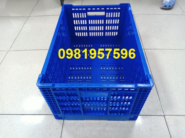 thùng nhựa gập gọn, sọt nhựa gập gọn nhựa nguyên sinh