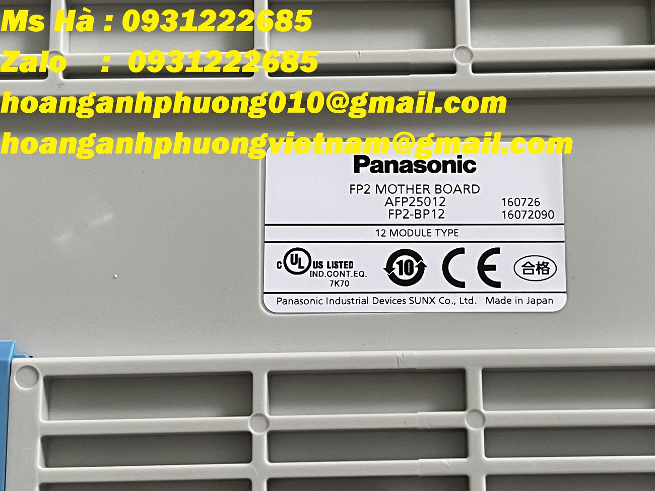 Bo mạch chủ FP2-BP12 panasonic - nhập trực tiếp