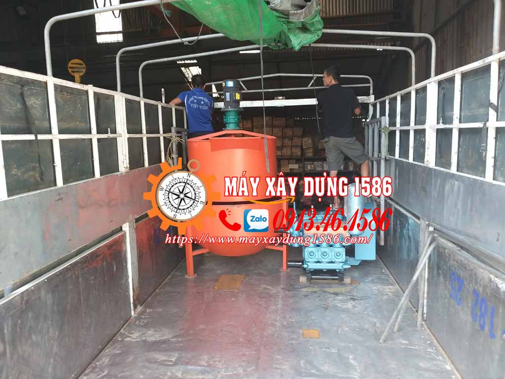 Bơm vữa sika cọc nhồi bw250, chính hãng