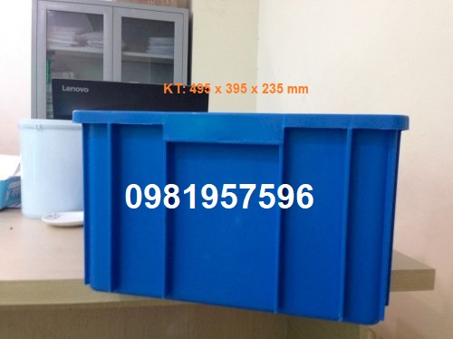 Thùng nhựa đặc đựng linh kiện phụ tùng, khay nhựa B10