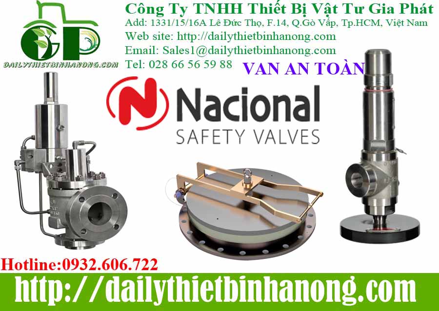 Van an toàn Nacional nhập khẩu Tây Ban Nha