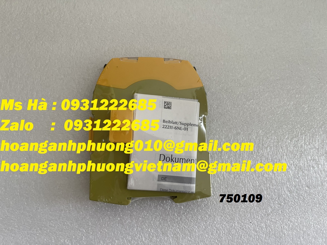 Nhập khẩu giá tốt PNOZ s9 24VDC 3 n/o 1 n/c t hãng Pilz relay
