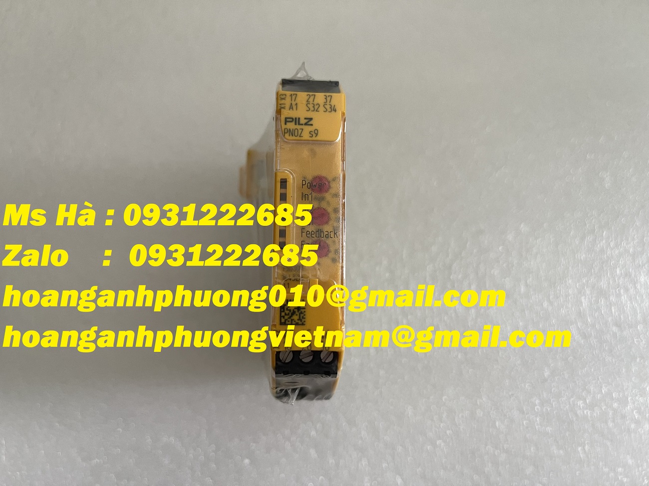 Nhập khẩu giá tốt PNOZ s9 24VDC 3 n/o 1 n/c t hãng Pilz relay