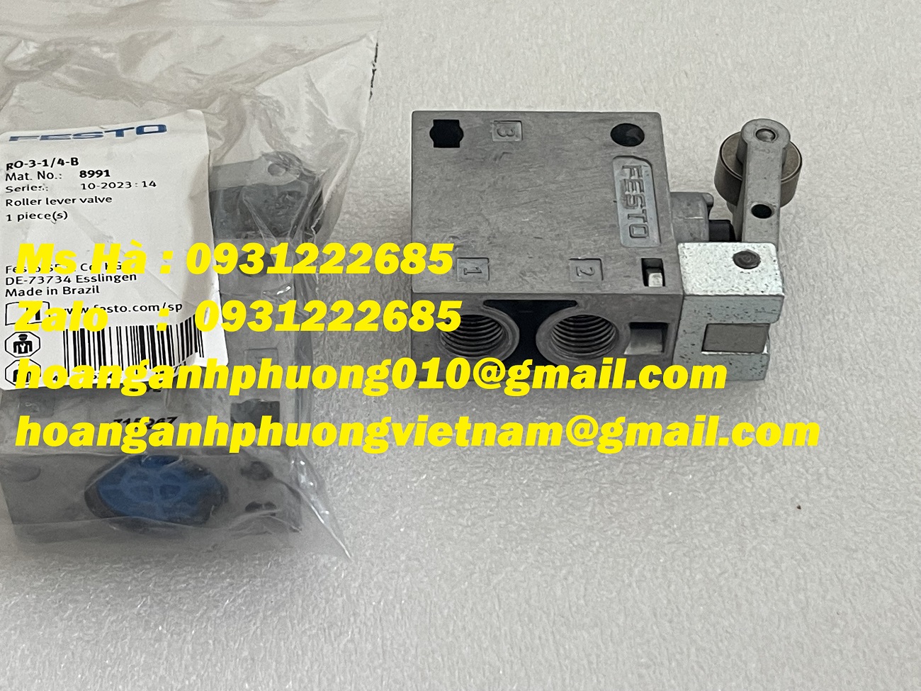 Van khí nén Festo RO-3-1/4-B nhận số lượng lớn - hàng mới