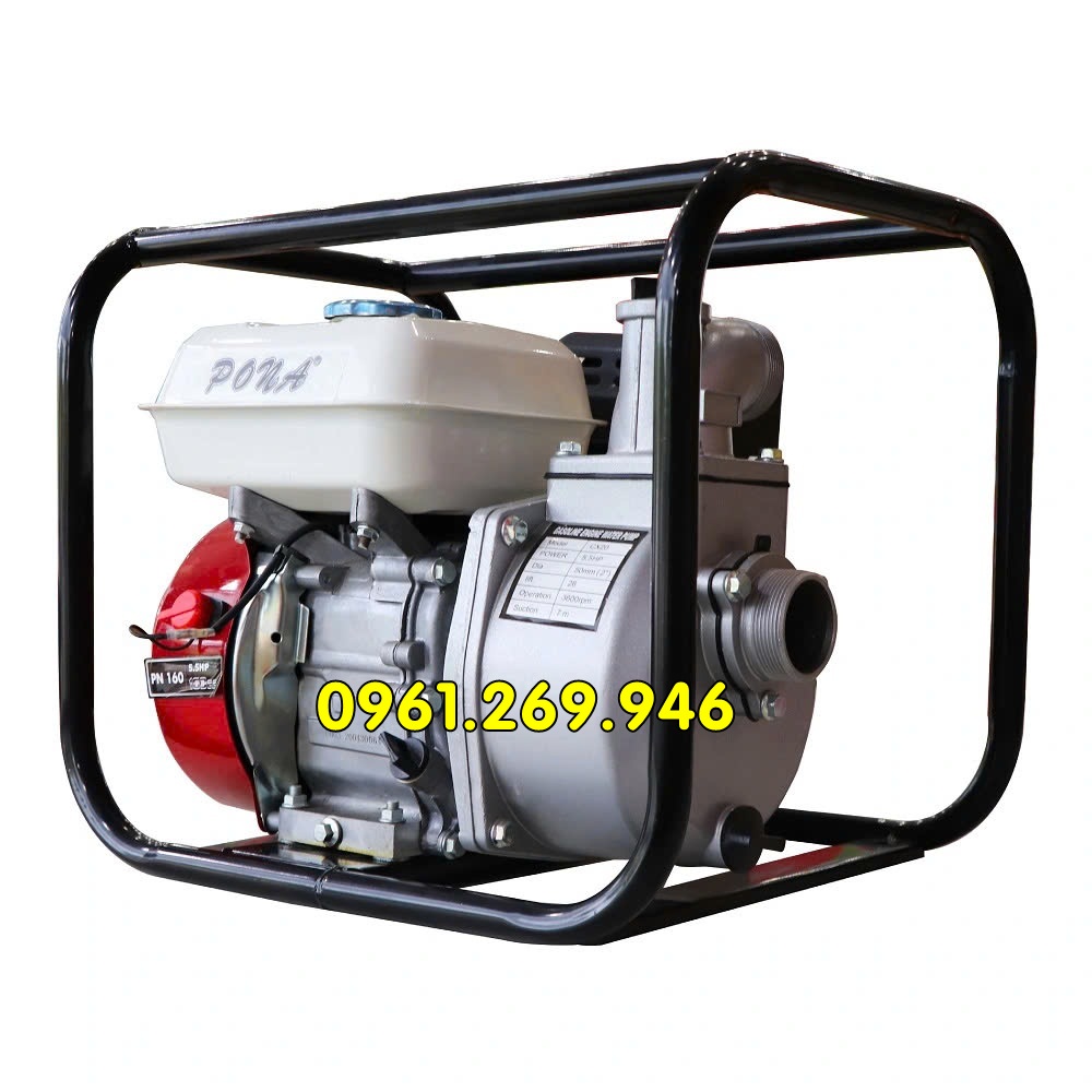 Máy bơm nước chống ngập úng Pona CX20 động cơ xăng 5.5HP