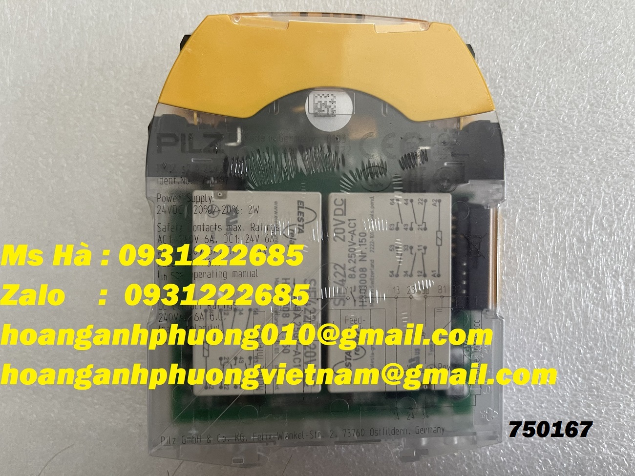 750167 - hãng Pilz - Hoàng Anh Phương chuyên cung cấp hàng giá tốt