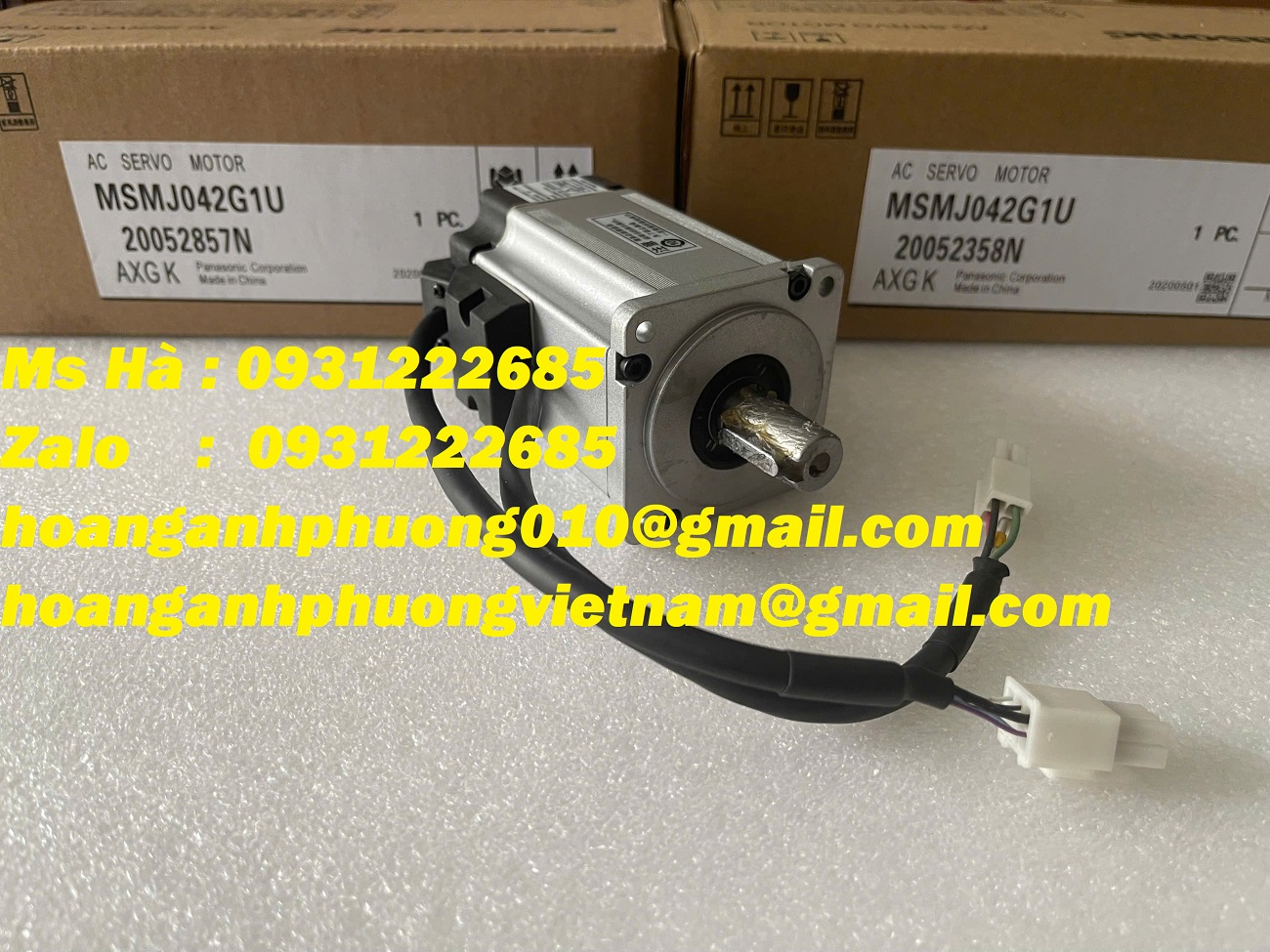 Động cơ sẹc vô panasonic MSMJ042G1U chính hãng - hàng new