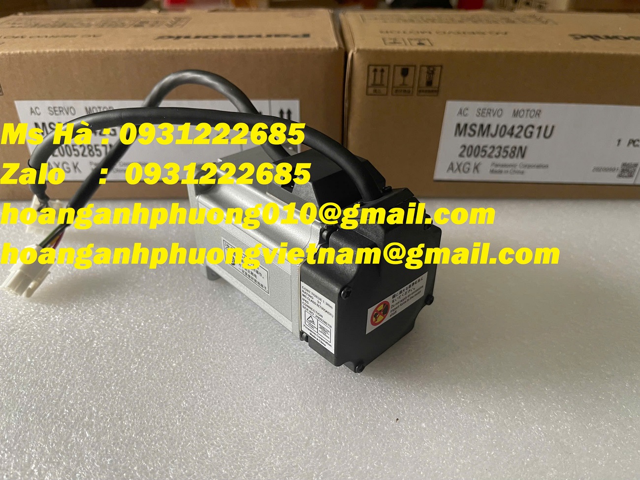 Động cơ sẹc vô panasonic MSMJ042G1U chính hãng - hàng new