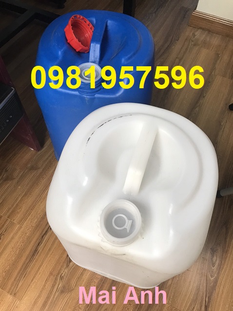 Can nhựa, can nhựa 25 lít đựng hóa chất, can nhựa tại Hà Nội