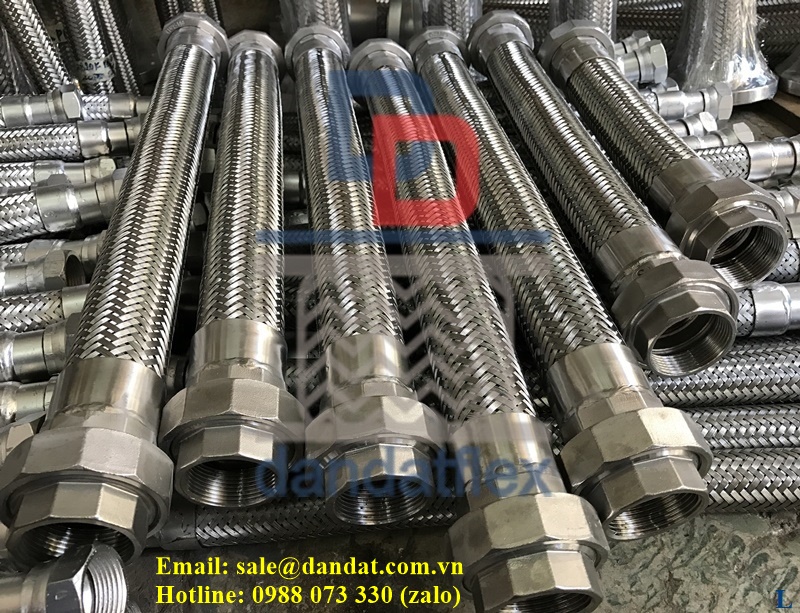 Ống mềm inox các loại dùng trong công nghiệp sản xuất trực tiếp