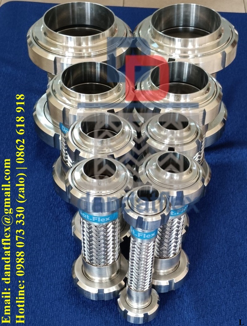 Ống mềm inox các loại dùng trong công nghiệp sản xuất trực tiếp