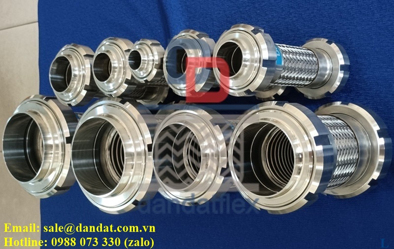Ống mềm inox các loại dùng trong công nghiệp sản xuất trực tiếp