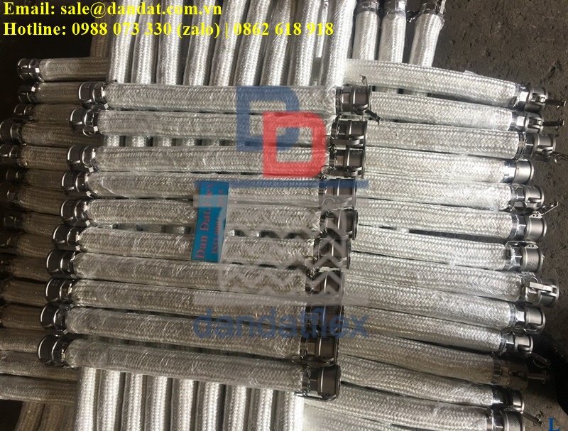 Ống mềm inox các loại dùng trong công nghiệp sản xuất trực tiếp