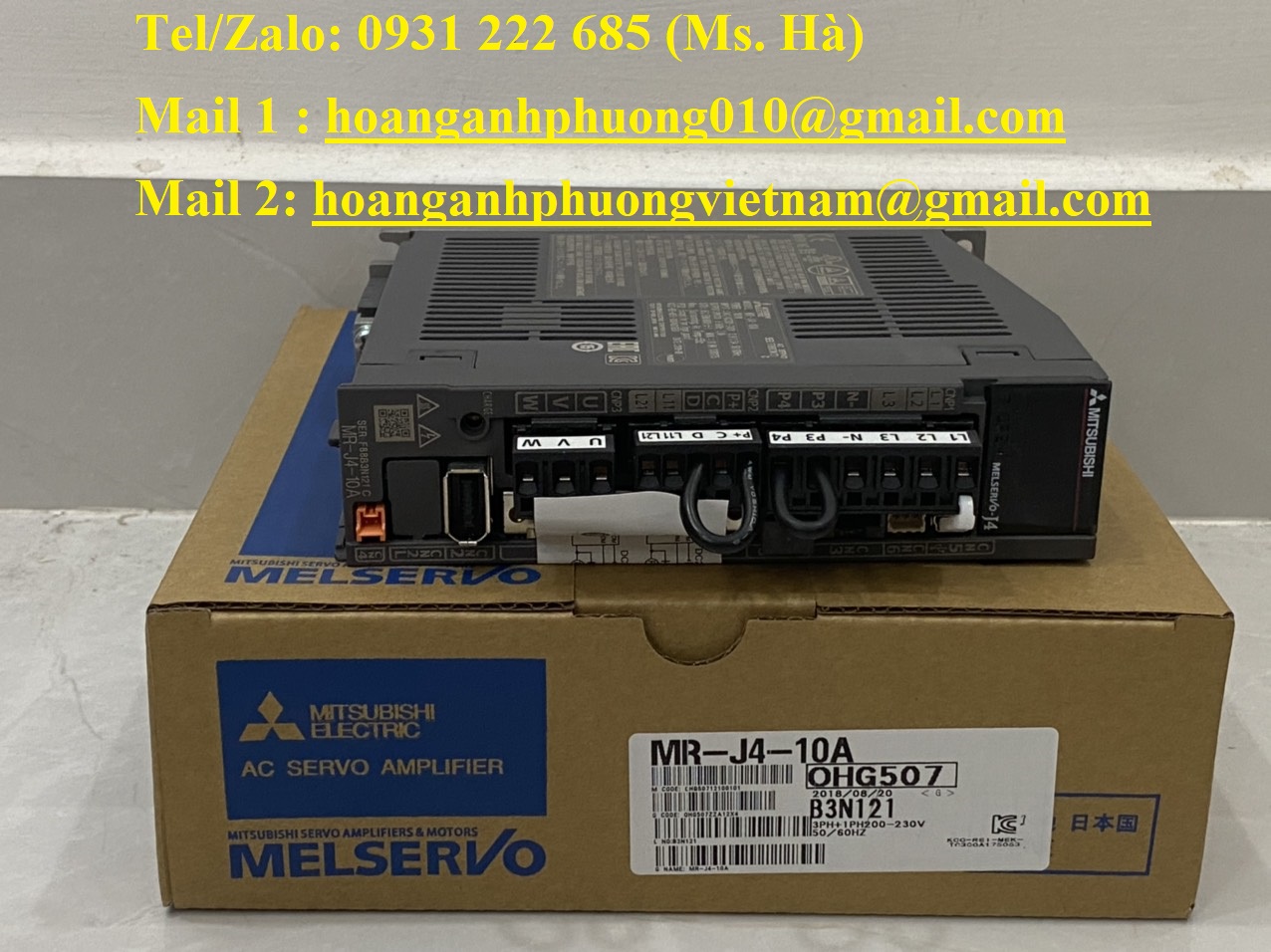 Toàn quốc - giao nhanh - Bộ điều khiển động cơ MR-J4-10A mitsubishi
