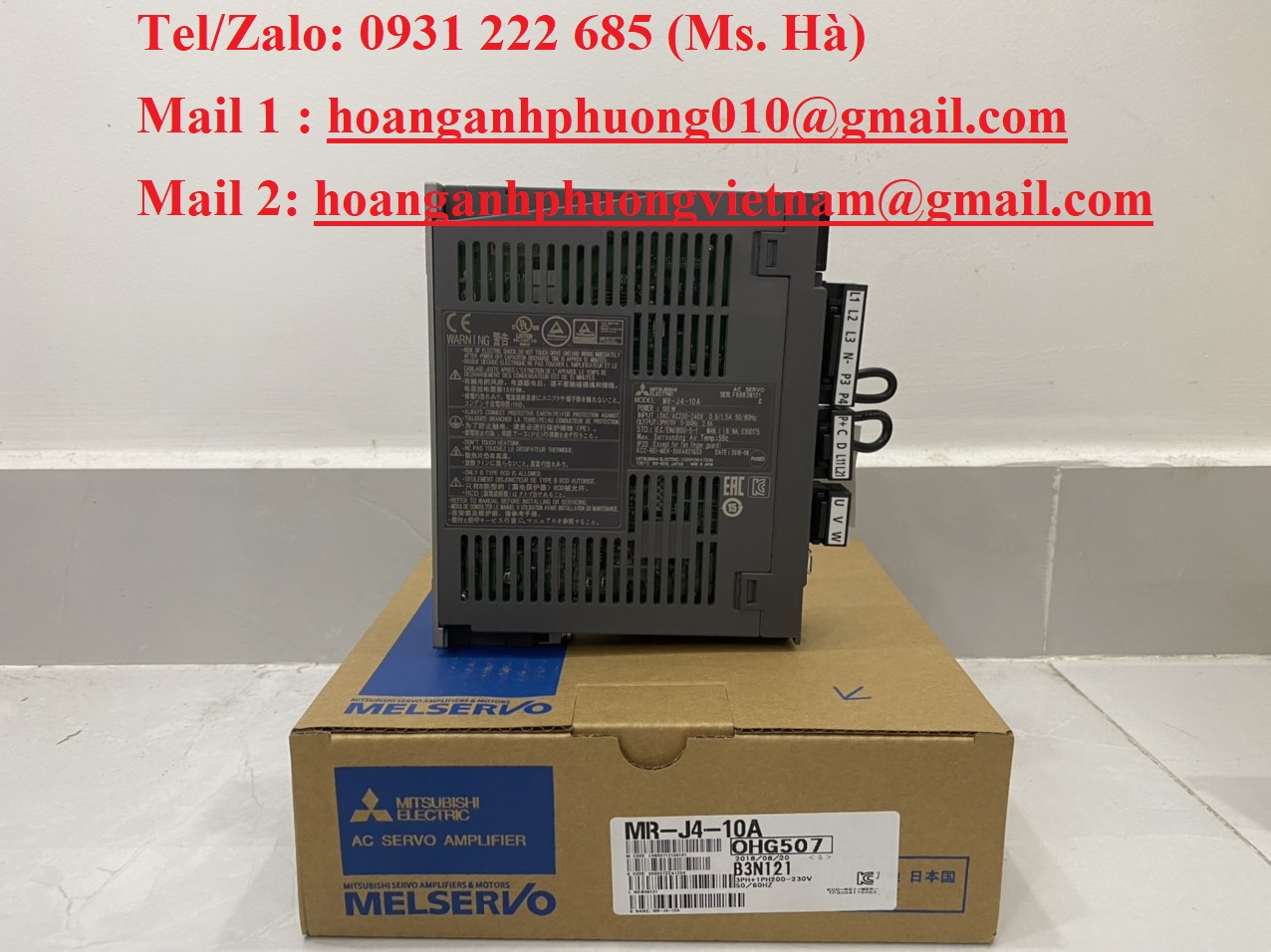 Toàn quốc - giao nhanh - Bộ điều khiển động cơ MR-J4-10A mitsubishi