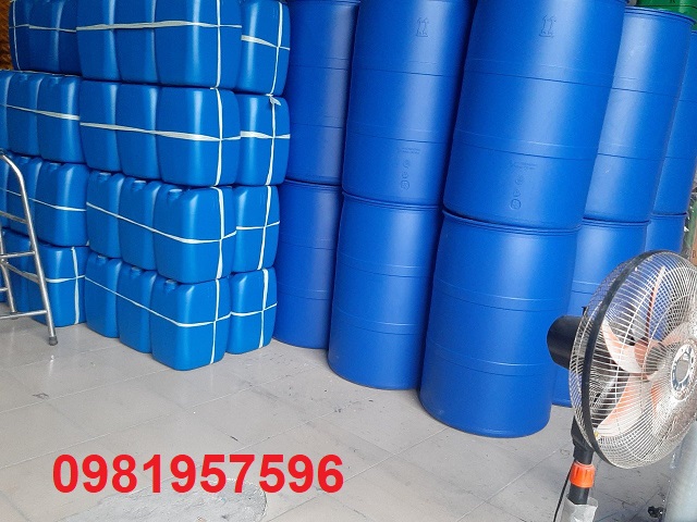 phuy nhựa, thùng phuy nhựa cũ làm bè, phuy nhựa loại dày dặn
