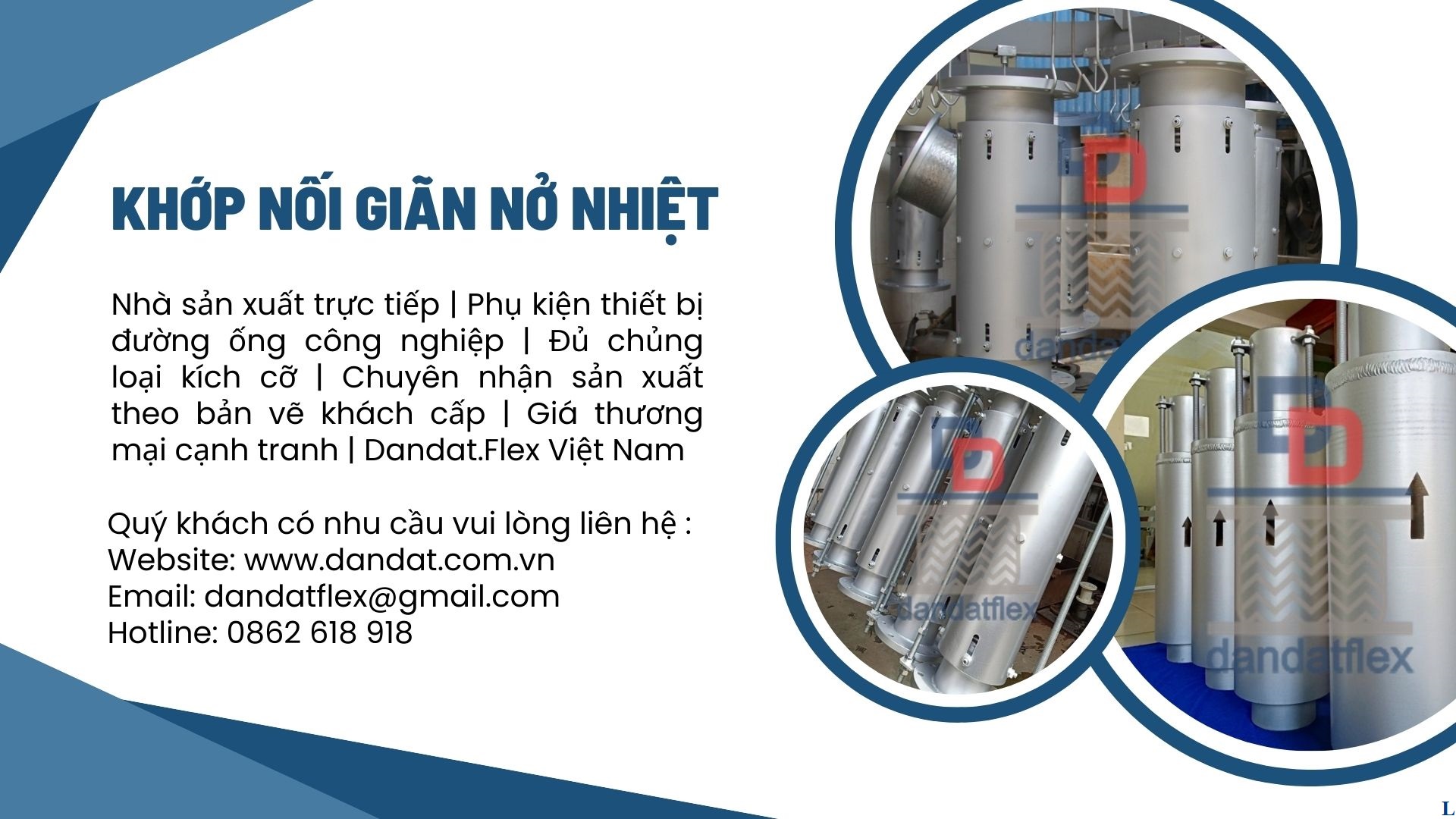 Khớp nối giãn nở inox hình chữ nhật, Ống giản nở inox, Khớp nối inox