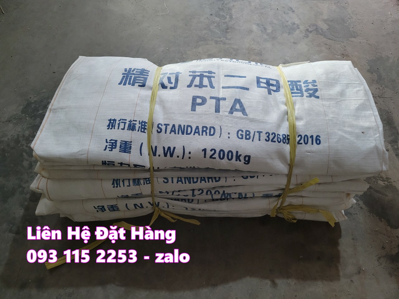 Bao jumbo chứa đựng hàng thành phảm và bán thành phẩm lưu kho, xuất