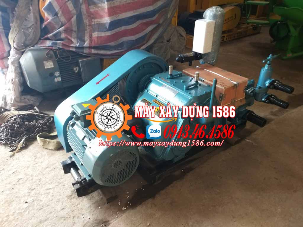 Máy bơm vữa bw250, hàng nhập khẩu chính hãng