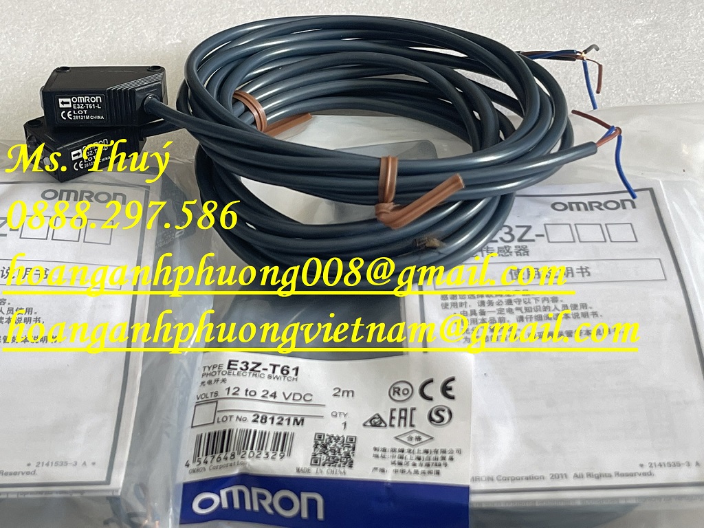 Cảm biến quang E3Z-T61 2M - Chính hãng OMRON - Mới 100%