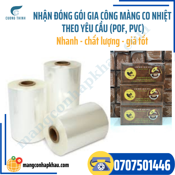 nhận bọc gia công màng co cho đa dạng các sp