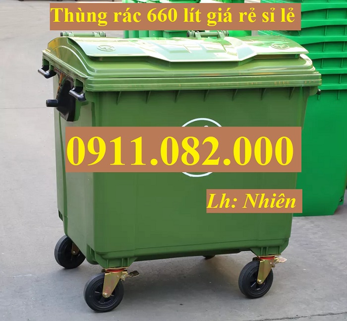 Thùng rác giá tốt hàng chất lượng giá rẻ 120 lít, 240 lh 0911082000