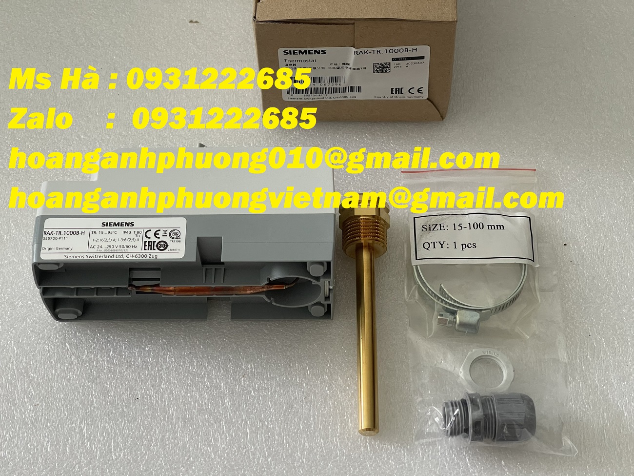 Bộ điều khiển nhiệt độ siemens RAK-TR.1000B-H hàng mới