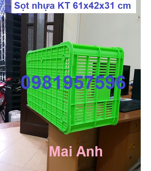 Sọt nhựa, khay nhựa, sọt nhựa nguyên sinh, sọt nhựa côn nghiệp