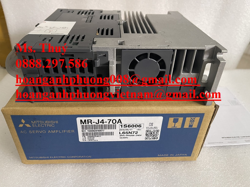 Chuyên hàng Mitsubishi - Bộ đièu khiển MR-J4-70A - Made in Japan