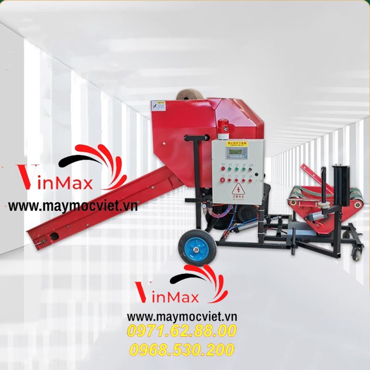 Máy bọc màng thức ăn chăn nuôi Vinmax giá rẻ giao hàng toàn quốc