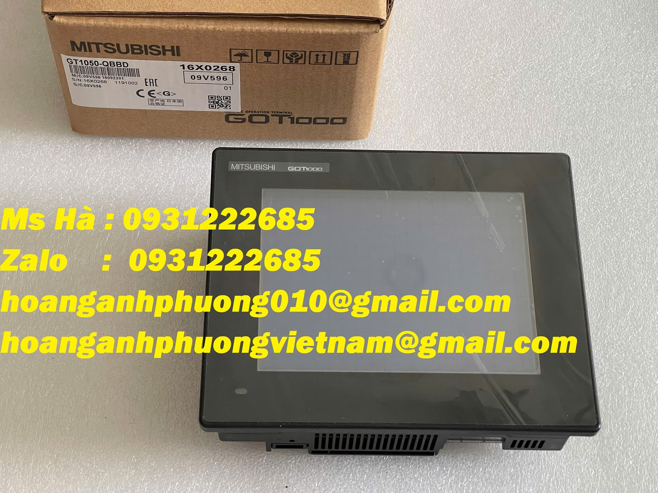 Màn hình GOT1000 series mitsubishi GT1050-QBBD bán tại HAP