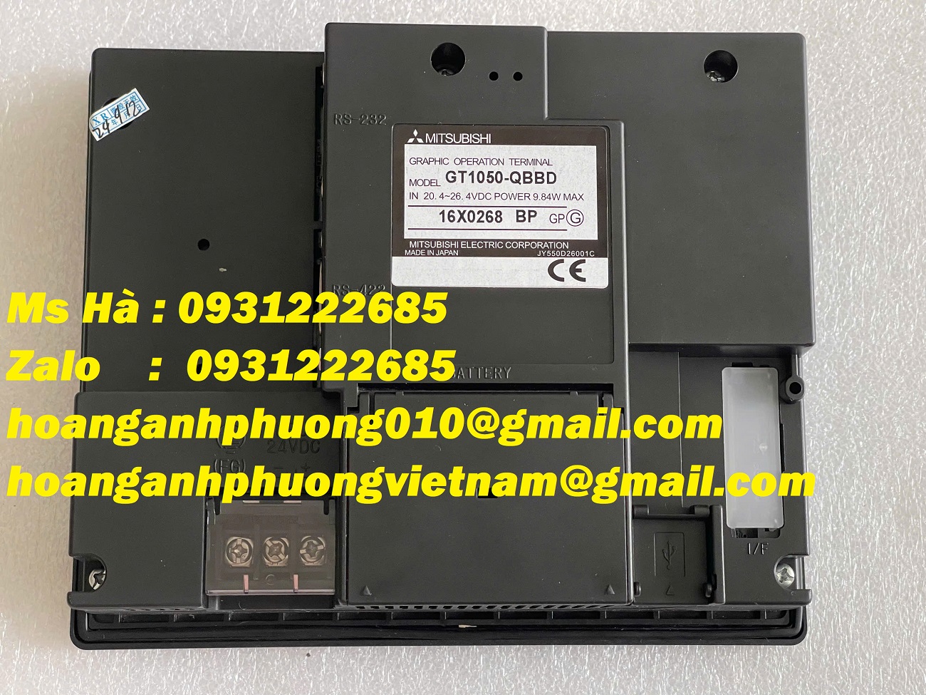 Màn hình GOT1000 series mitsubishi GT1050-QBBD bán tại HAP