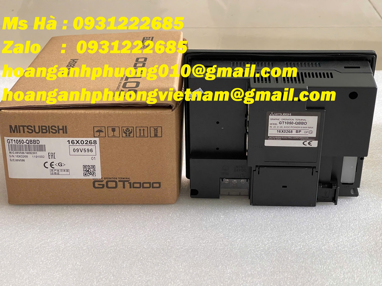 Màn hình GOT1000 series mitsubishi GT1050-QBBD bán tại HAP