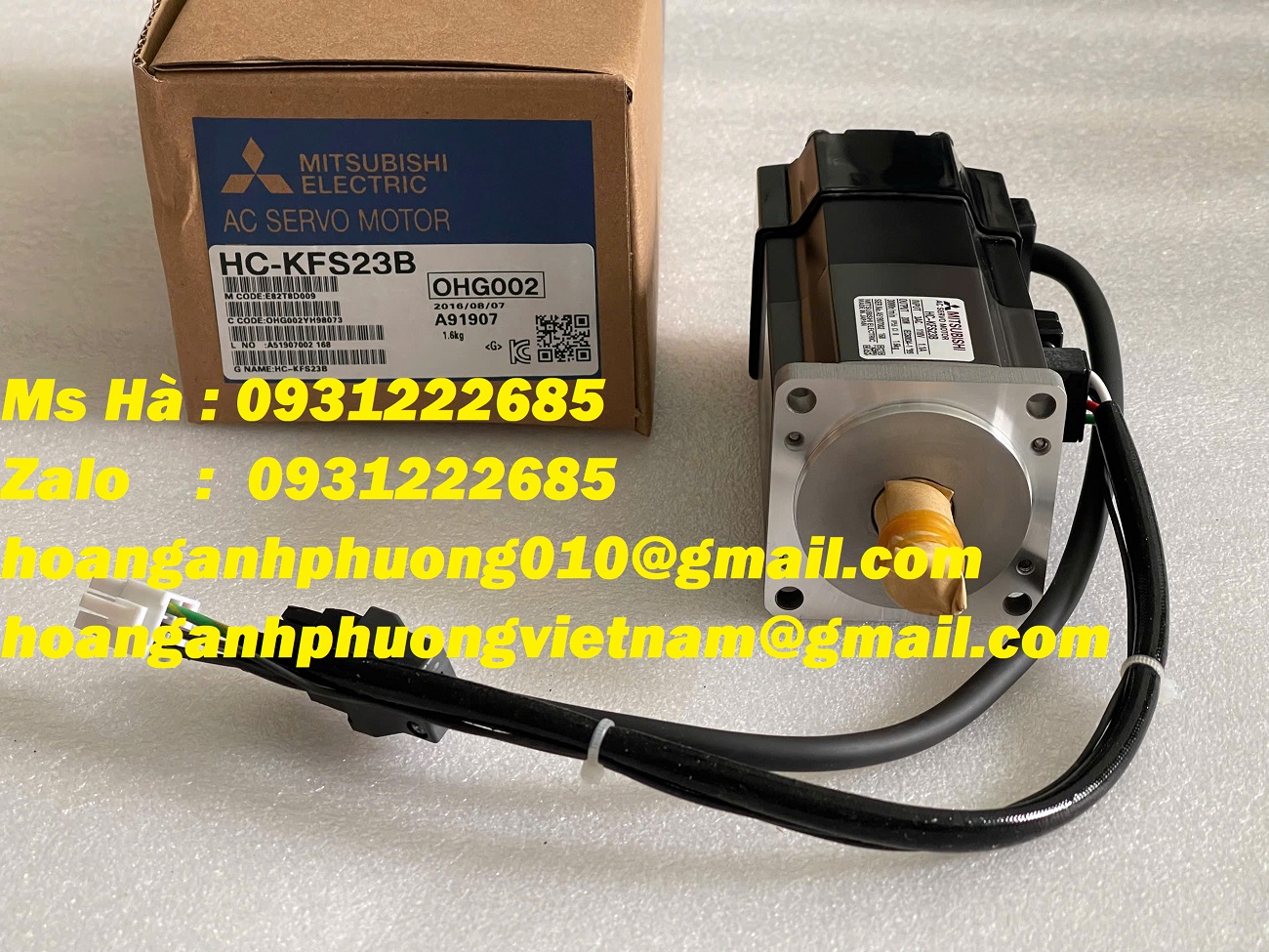 Động cơ servo mitsubishi HC-KFS23B mới 100% - nhập giá tốt