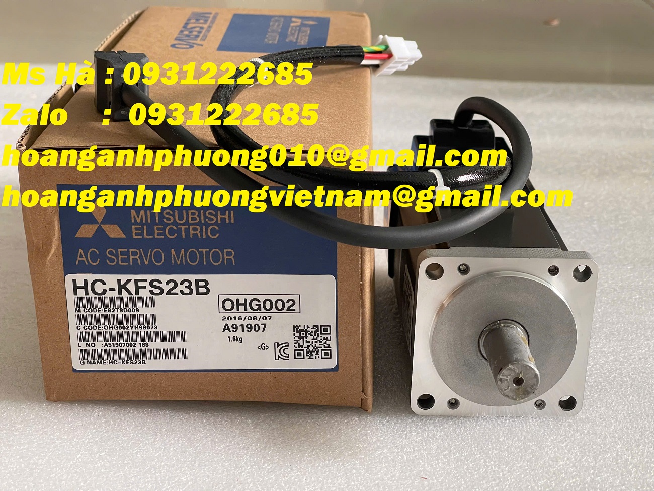 Động cơ servo mitsubishi HC-KFS23B mới 100% - nhập giá tốt