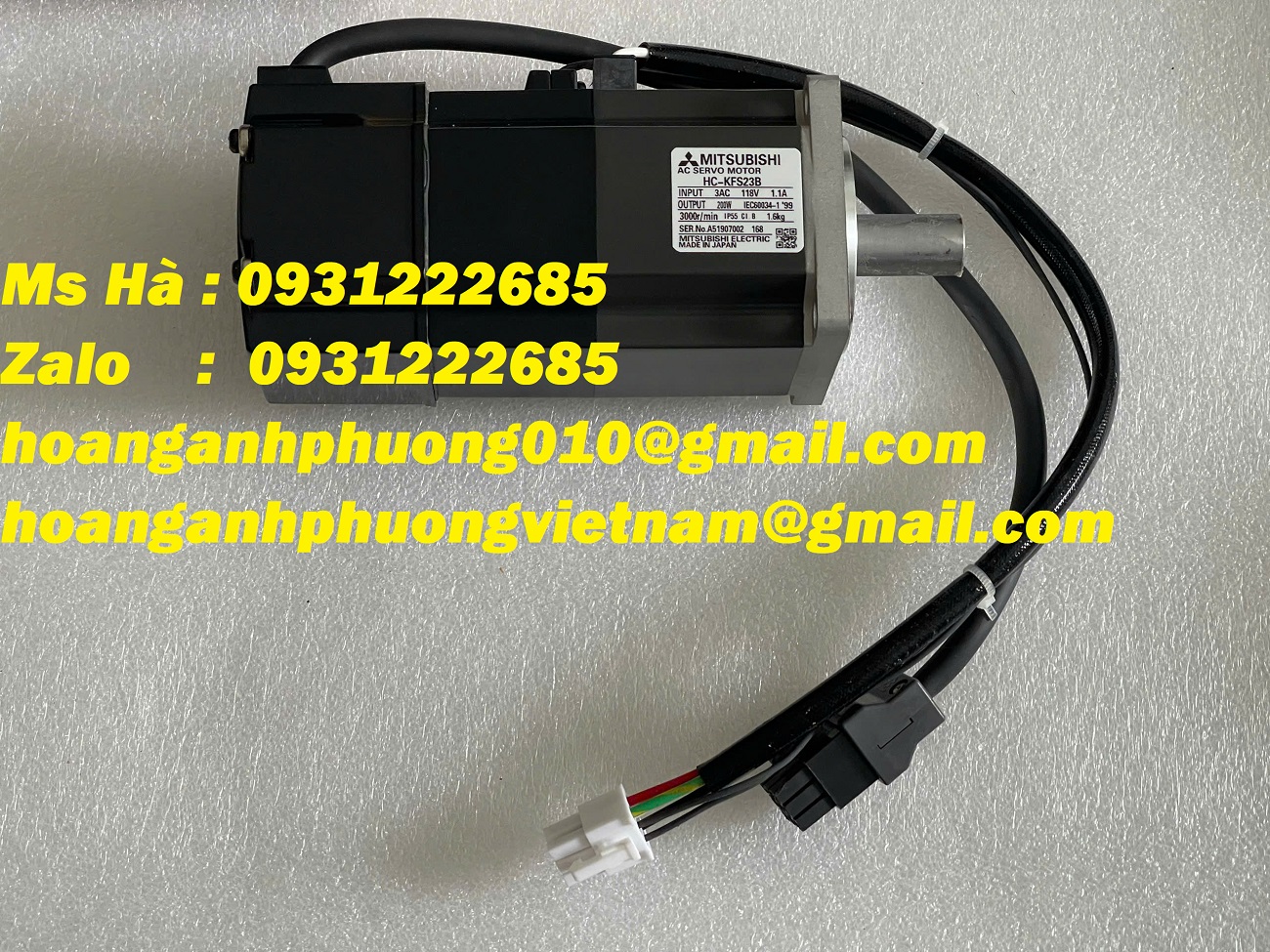 Động cơ servo mitsubishi HC-KFS23B mới 100% - nhập giá tốt