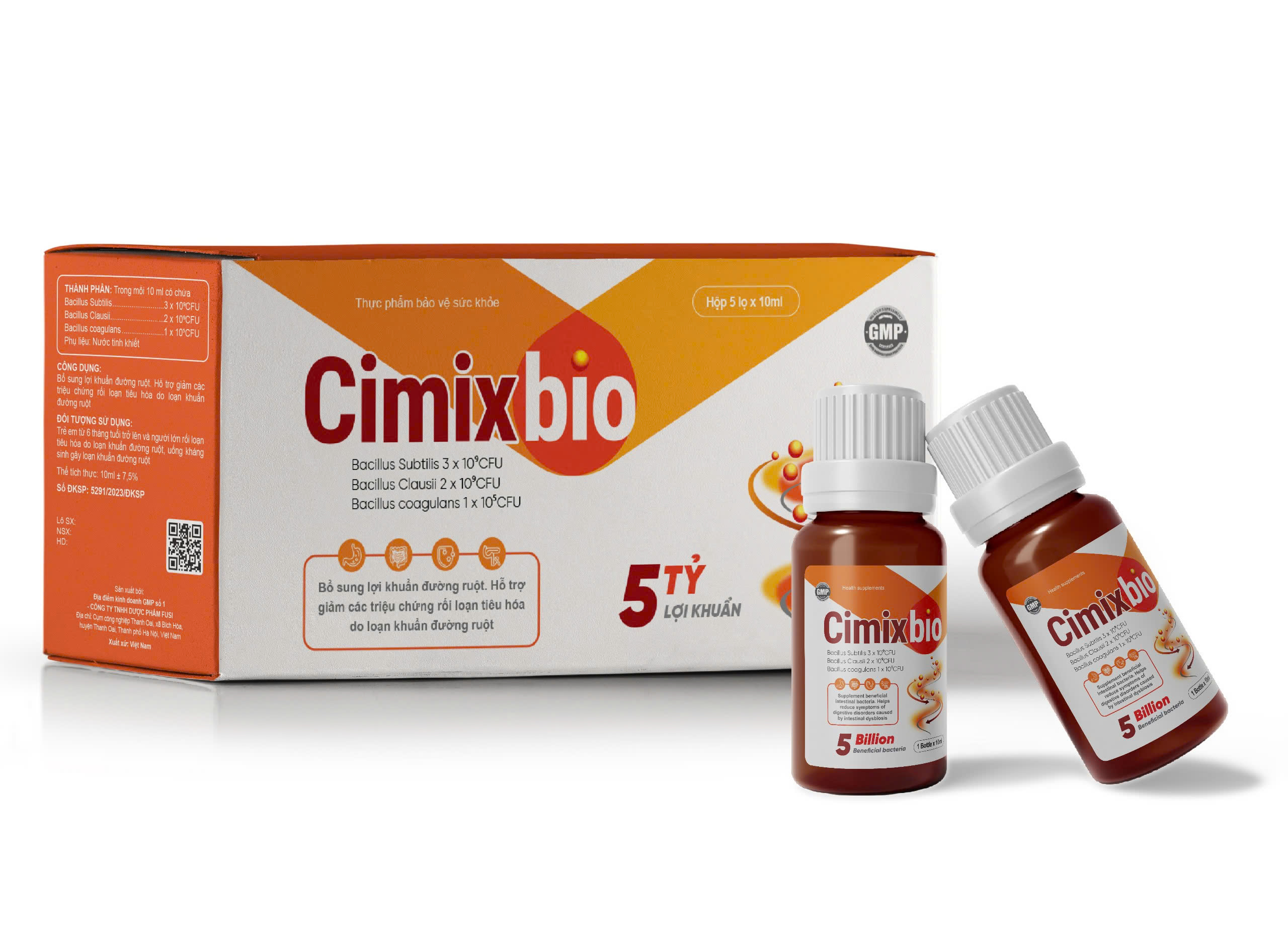 Sản Phẩm men vi sinh Cimixbio  3 trong 1 bảo vệ sức khỏe