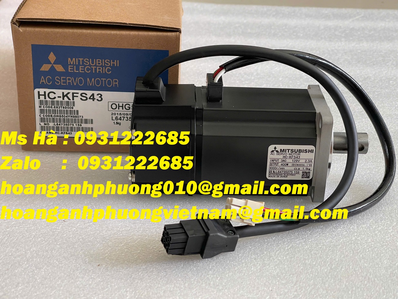 Bán động cơ HC-KFS43 mitsubishi - giao hàng toàn quốc - Bình Dương