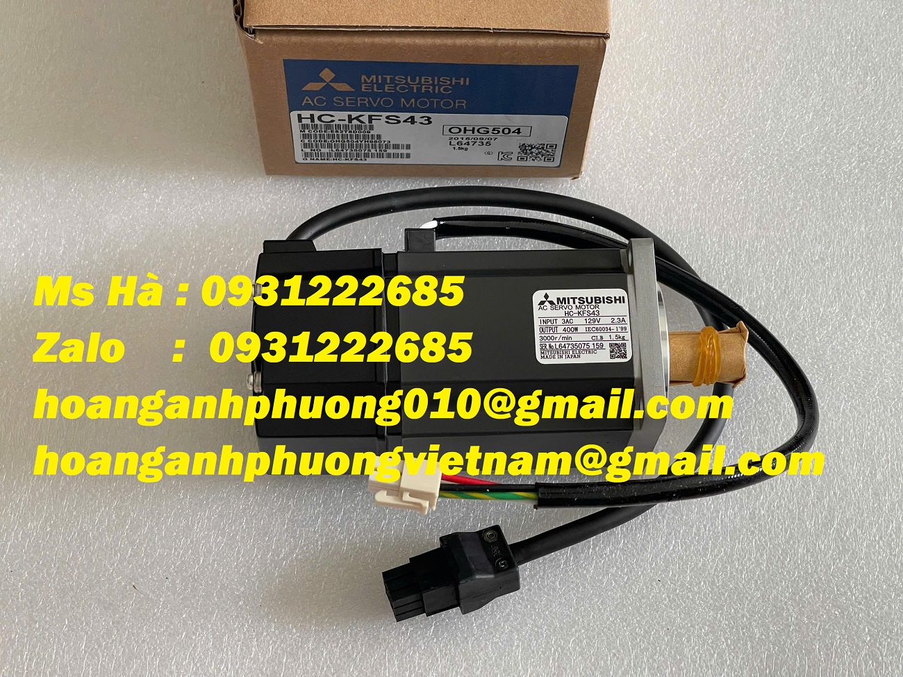 Bán động cơ HC-KFS43 mitsubishi - giao hàng toàn quốc - Bình Dương