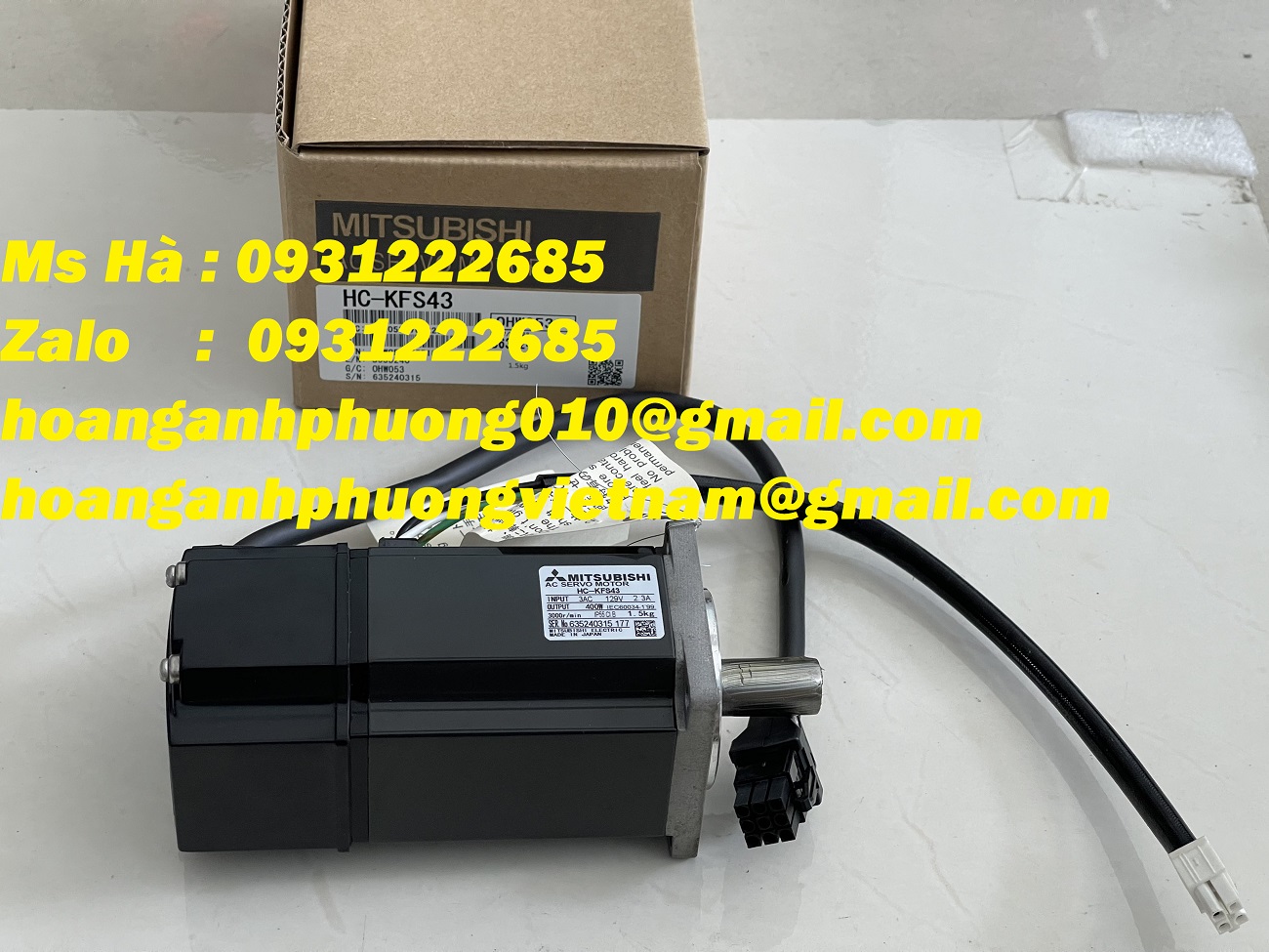 Bán động cơ HC-KFS43 mitsubishi - giao hàng toàn quốc - Bình Dương