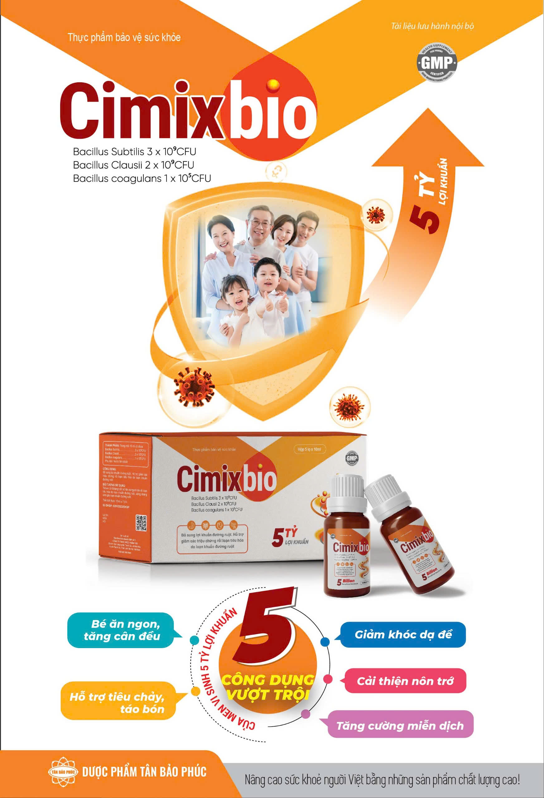 Men Vi Sinh Cimixbio 3 trong 1 - cty DP Tân Bảo Phúc