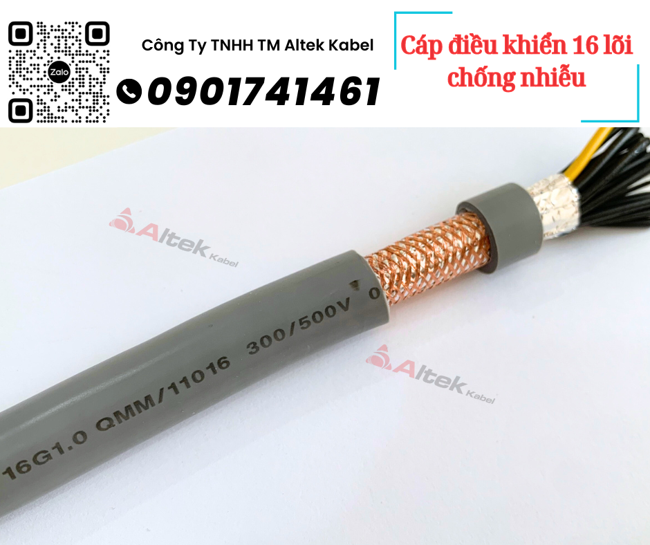 Cáp điều khiển 16 lõi chống nhiễu giá rẻ