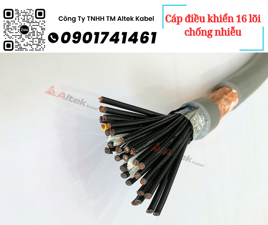 Cáp điều khiển 16 lõi chống nhiễu giá rẻ