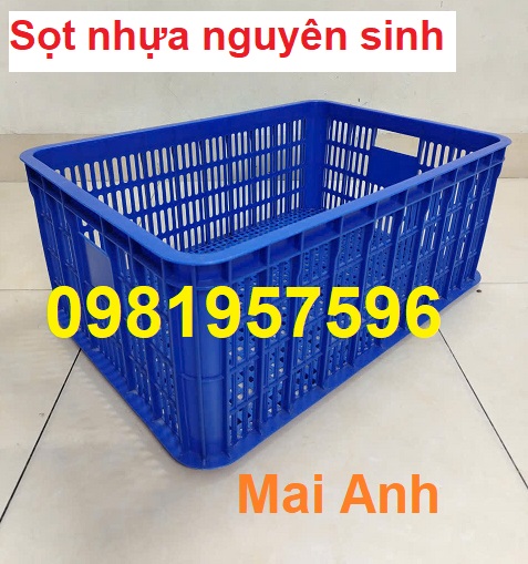 sọt nhựa, sóng nhựa đựng hàng, sóng hở, sóng nhựa hở