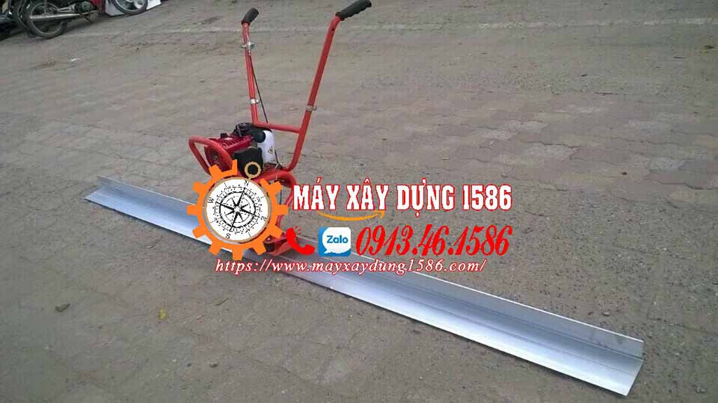 Máy đầm thước chạy xăng - điện, phụ tùng sẵn